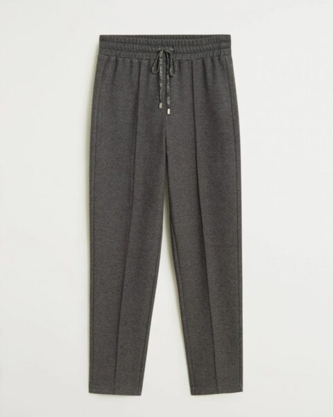 Flecked cotton trousers - Image 2