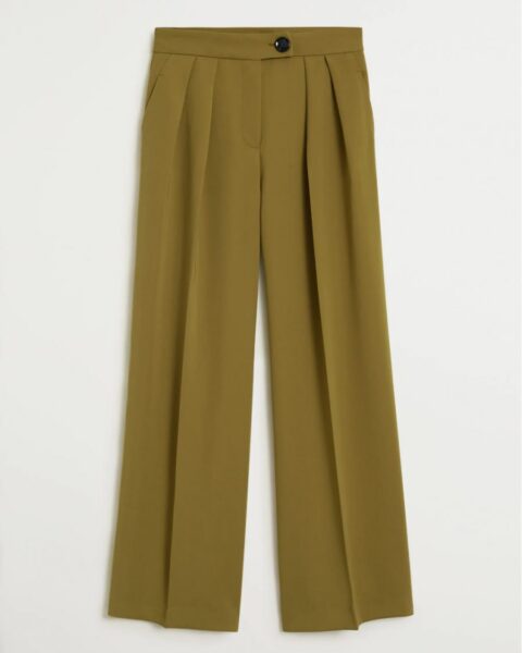 Pleat straight trousers - Image 2