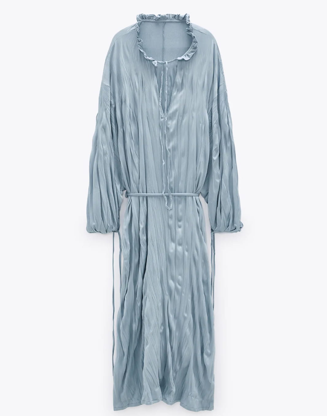 Satin shirt dress - Image 2