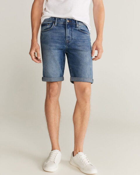 Denim Bermuda shorts - Image 1