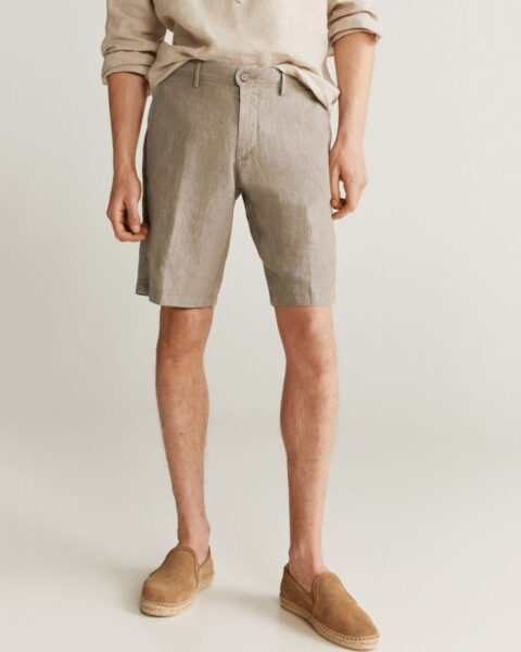 Linen Bermuda shorts - Image 1