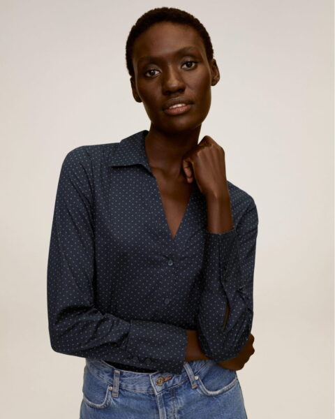 Micro print shirt - Image 1