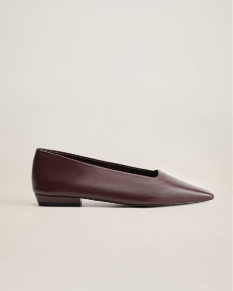 Leather ballerina - Image 1