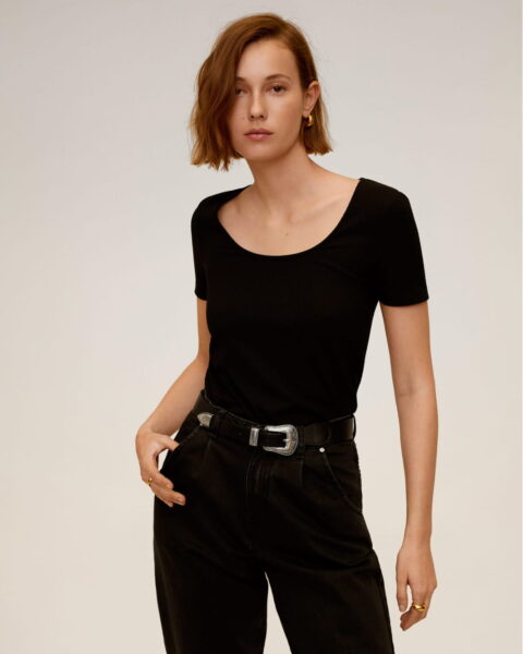 Ribbed T-shirt - Image 1