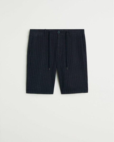 Elastic waist cotton shorts - Image 2