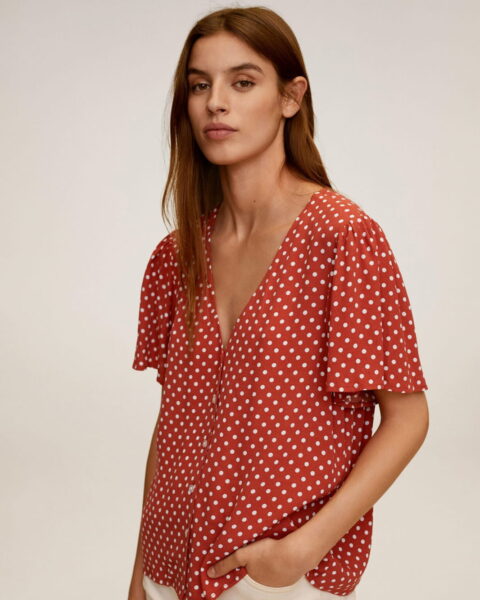 Polka-dot blouse - Image 1
