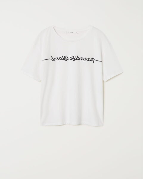 Elastic panel t-shirt - Image 2