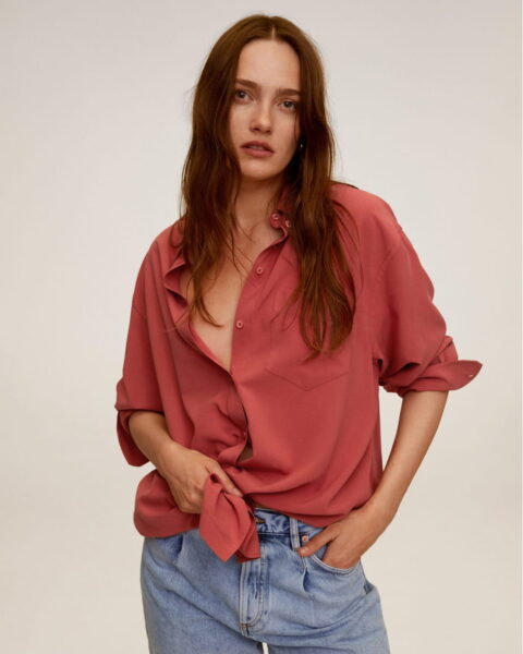 Oversize flowy shirt - Image 1