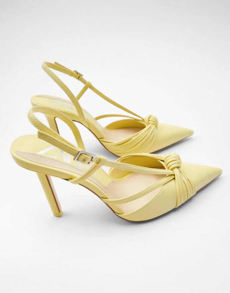 Lace-up heel sandals