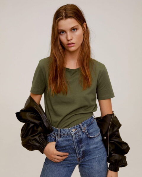 Cotton-blend T-shirt - Image 1