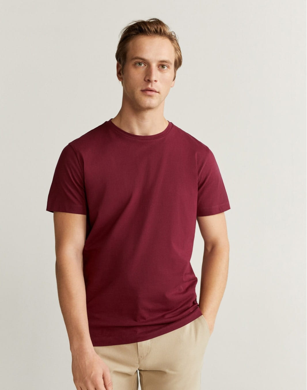 Essential cotton-blend T-shirt - Image 1