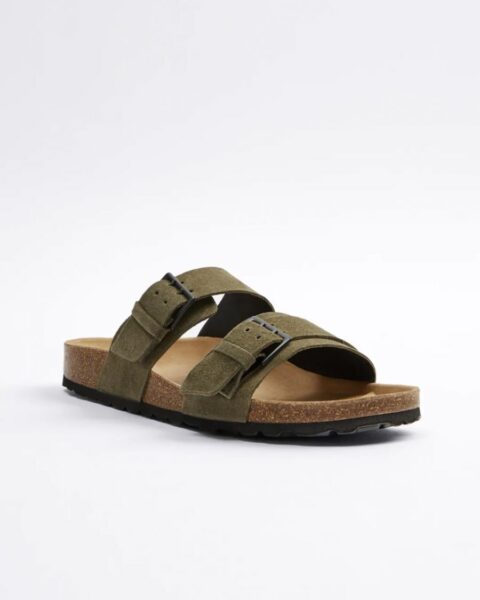 Green slide sandals - Image 2