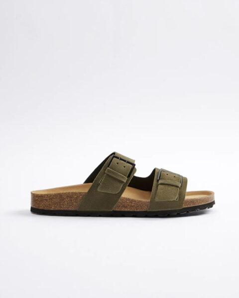 Green slide sandals - Image 1
