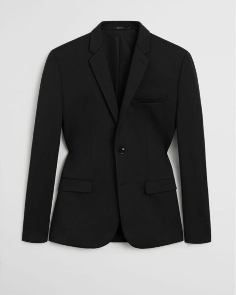 Super slim fit cotton blazer - Image 2