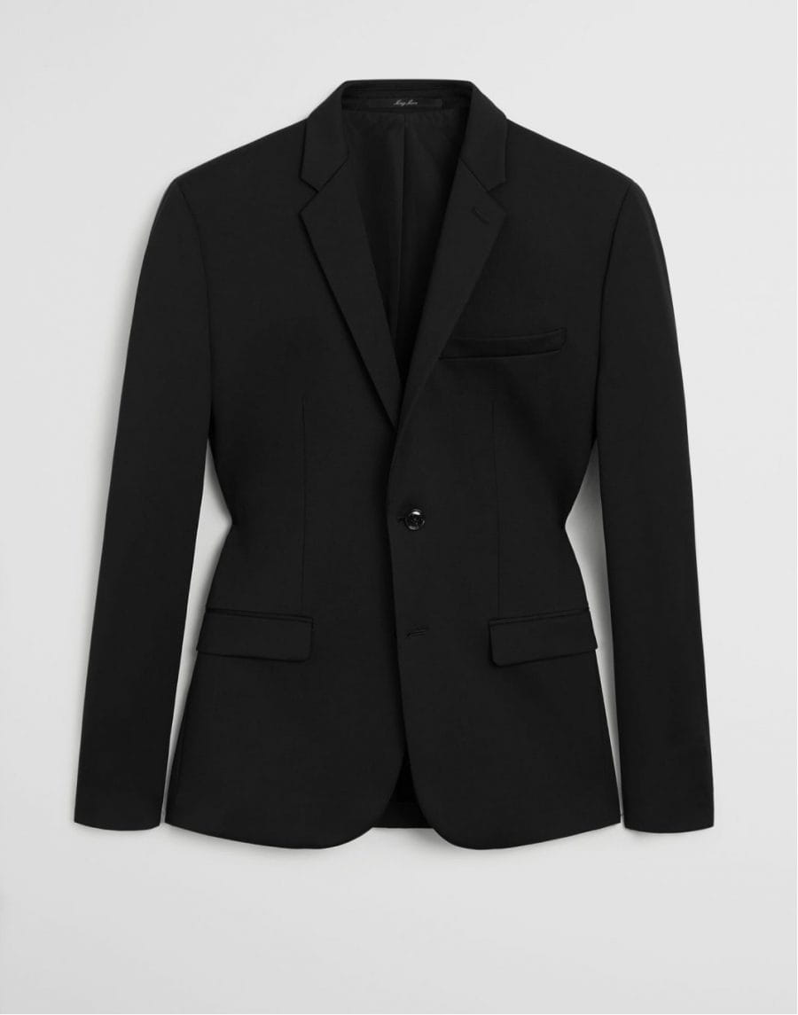 Super slim fit cotton blazer - Image 2