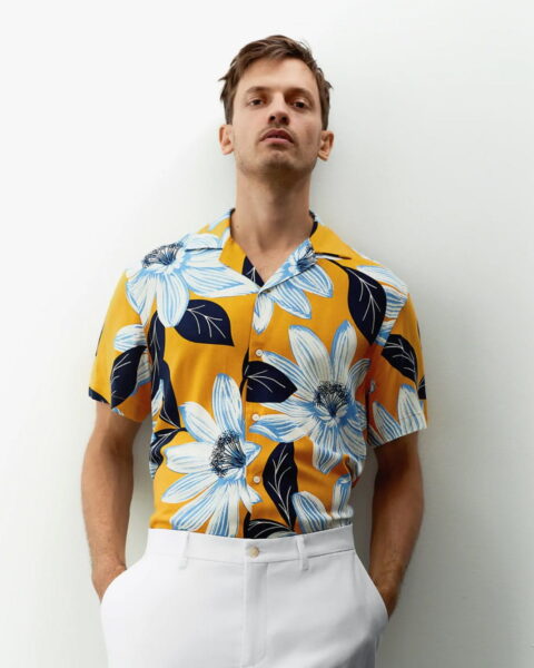 Printed flowy shirt - Image 1