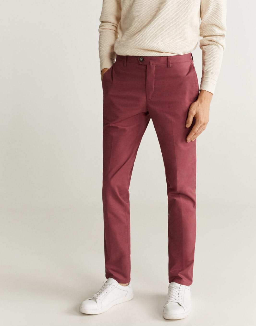 Serge chino trousers - Image 1