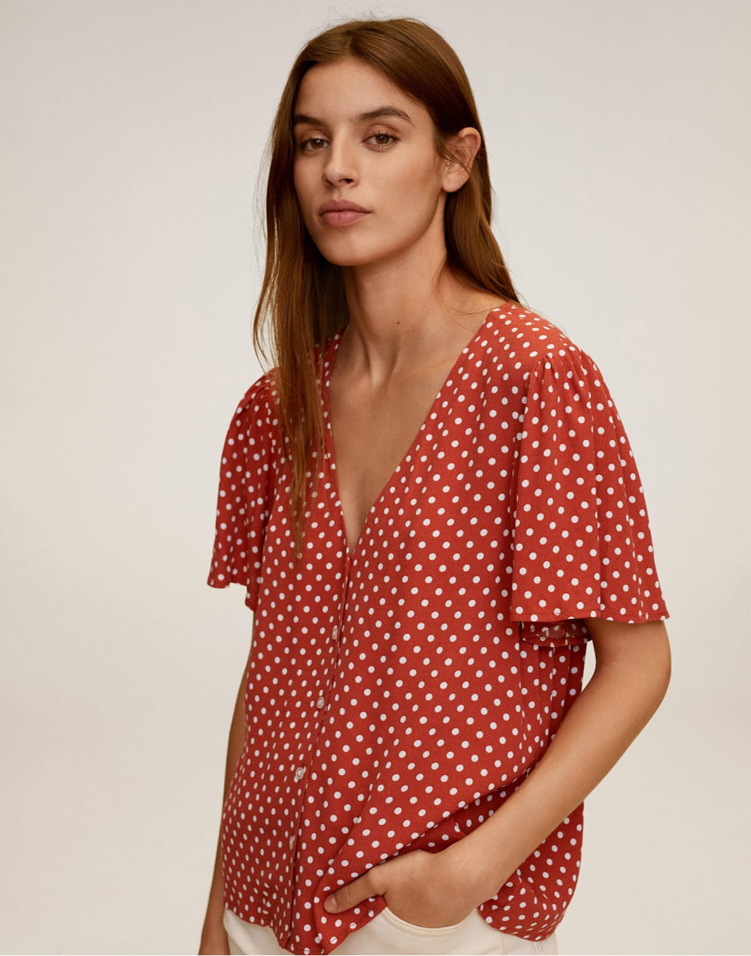 Polka-dot blouse - Image 1