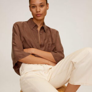 Pocket cupro shirt - Image 1