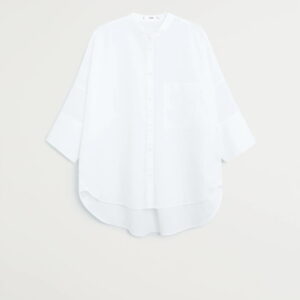 Oversize poplin shirt - Image 2