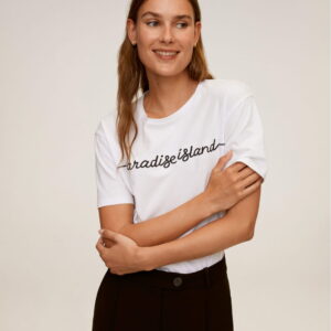 Elastic panel t-shirt - Image 1