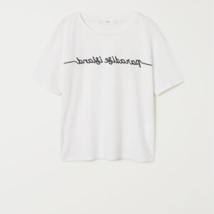 Elastic panel t-shirt - Image 2