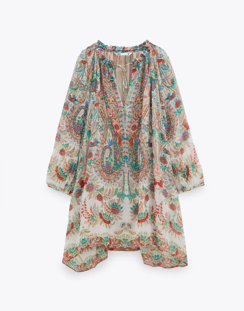 Floral print dress