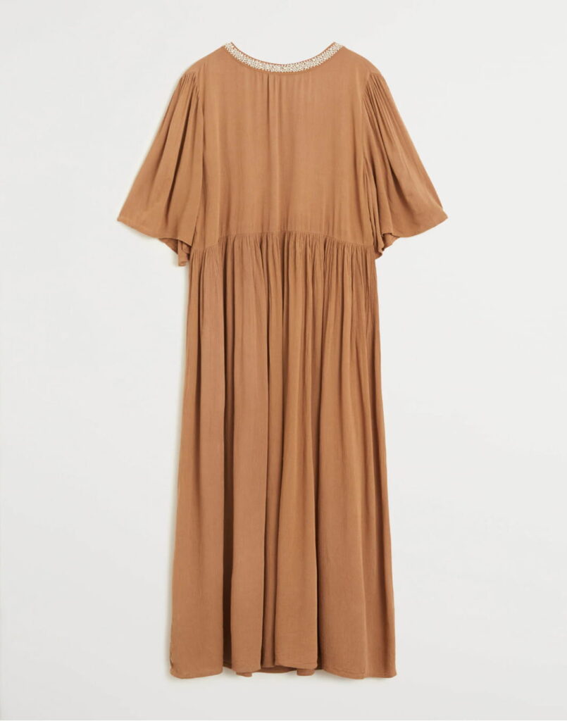Pearl neck dress