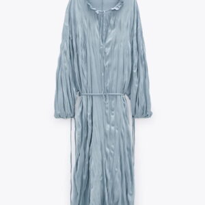 Satin shirt dress - Image 2