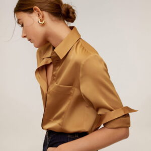 Satin pocket shirt - Image 1