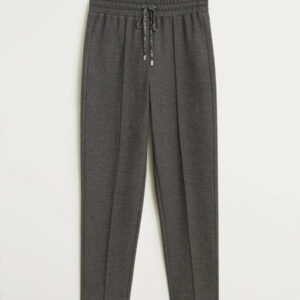 Flecked cotton trousers - Image 2