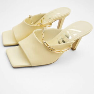 Heel leather sandals - Image 2
