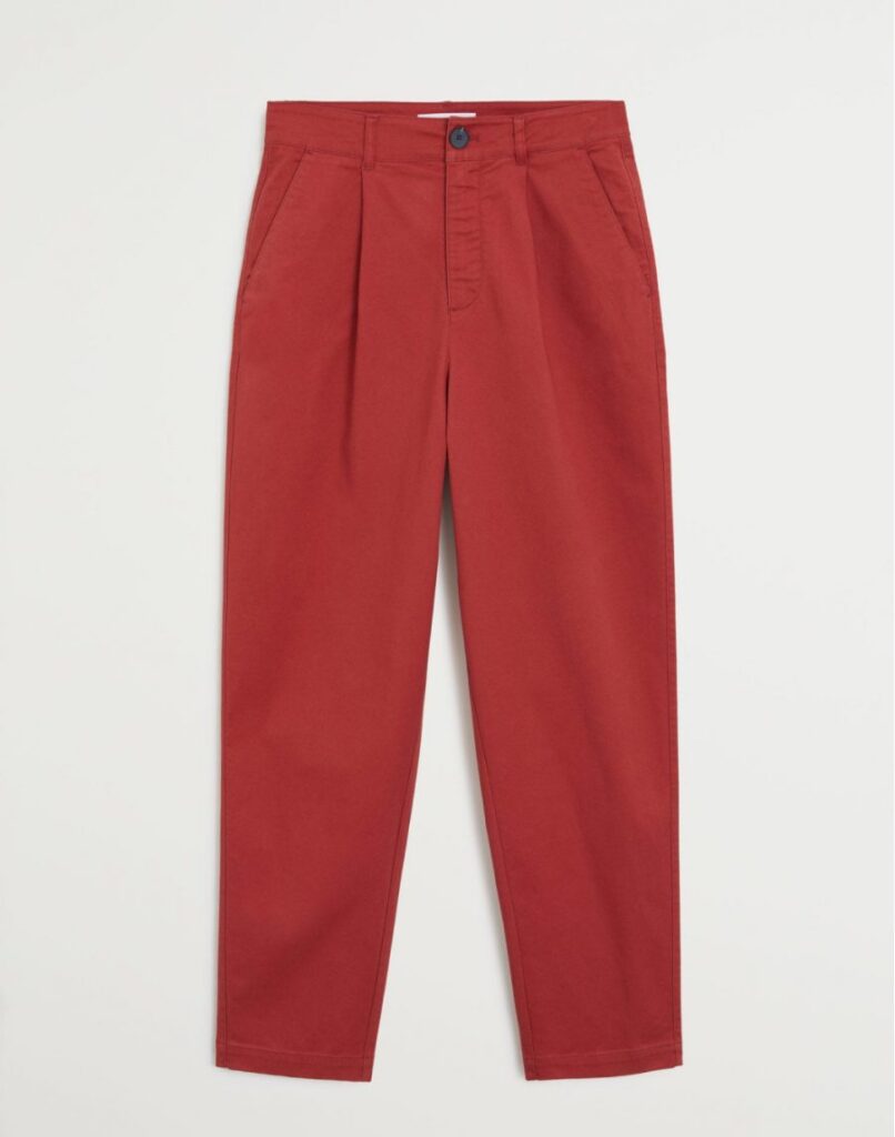 Relaxed fit cropped trousers