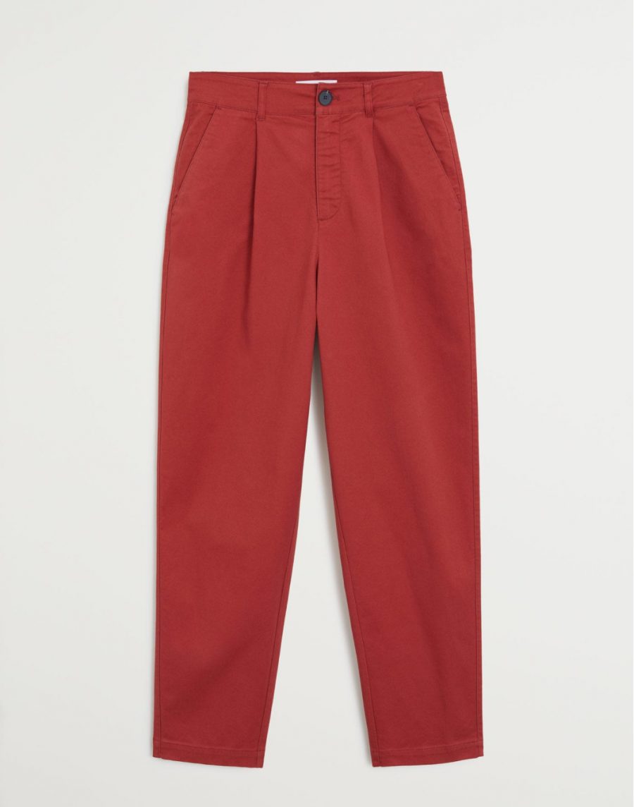 Relaxed fit cropped trousers - Image 2
