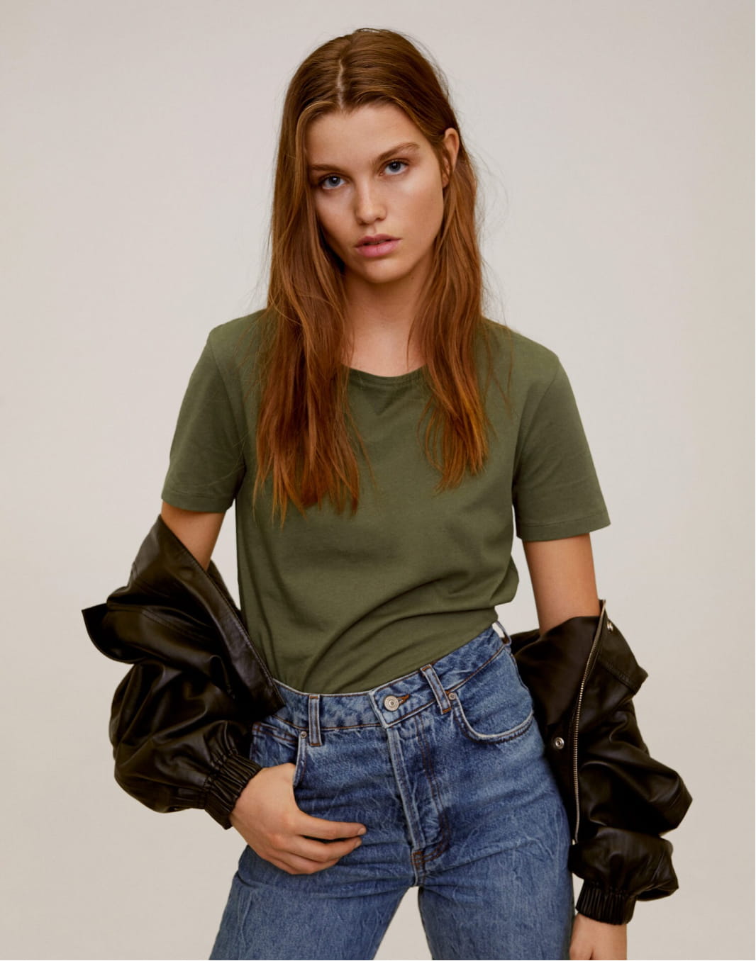 Cotton-blend T-shirt - Image 1
