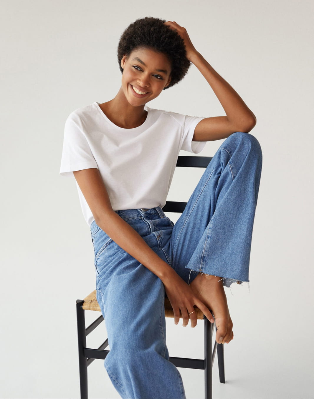 Essential cotton-blend T-shirt - Image 1