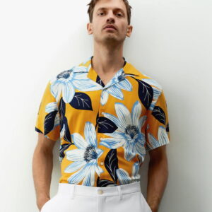 Printed flowy shirt - Image 1