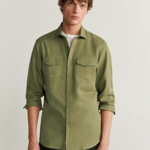 Regular fit chest-pocket shirt - Image 1