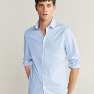 Slim fit cotton shirt - Image 1