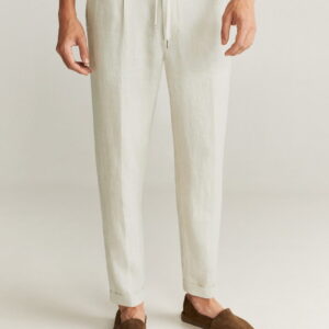 100% linen trousers - Image 1