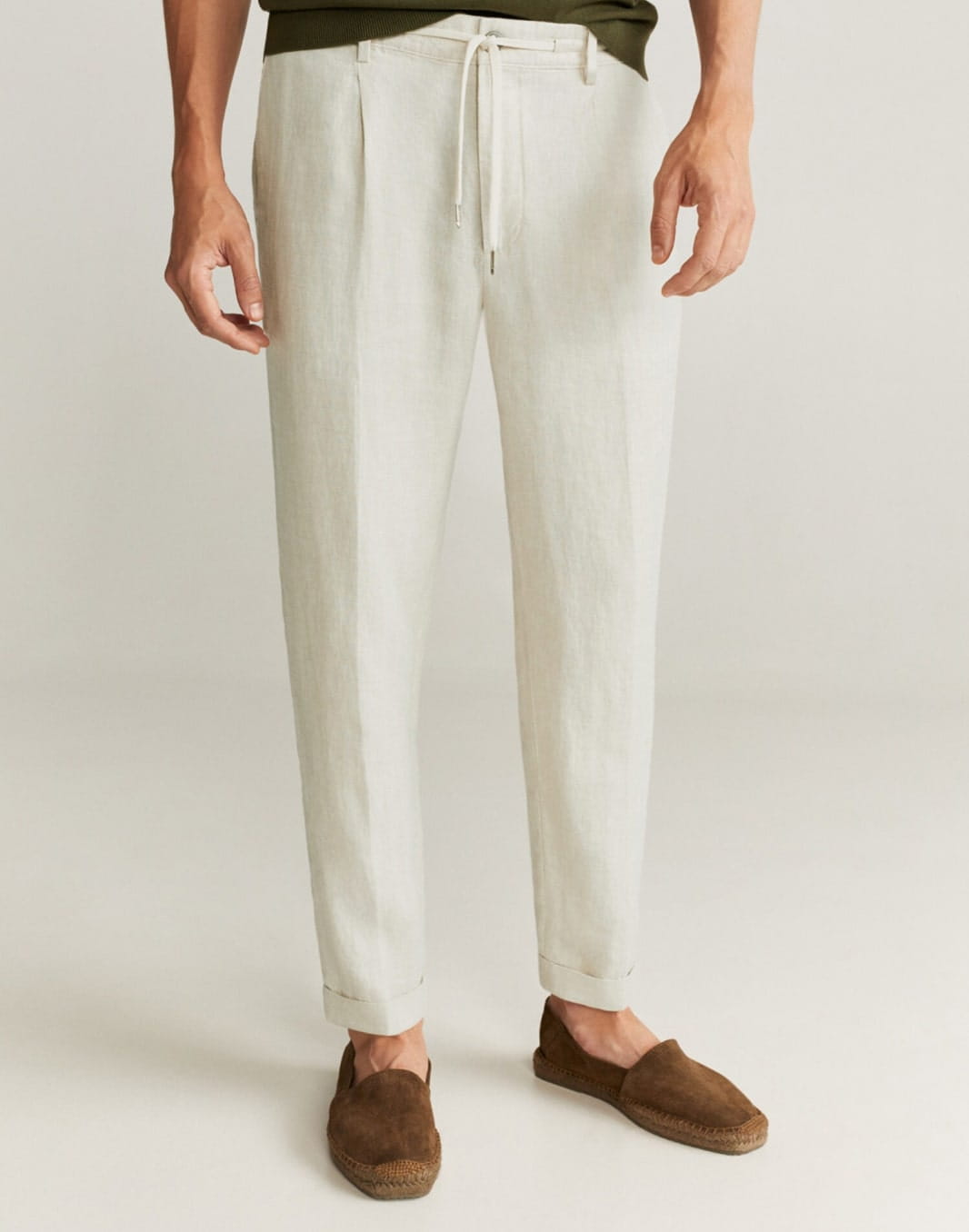 100% linen trousers - Image 1
