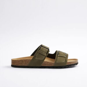 Green slide sandals - Image 1