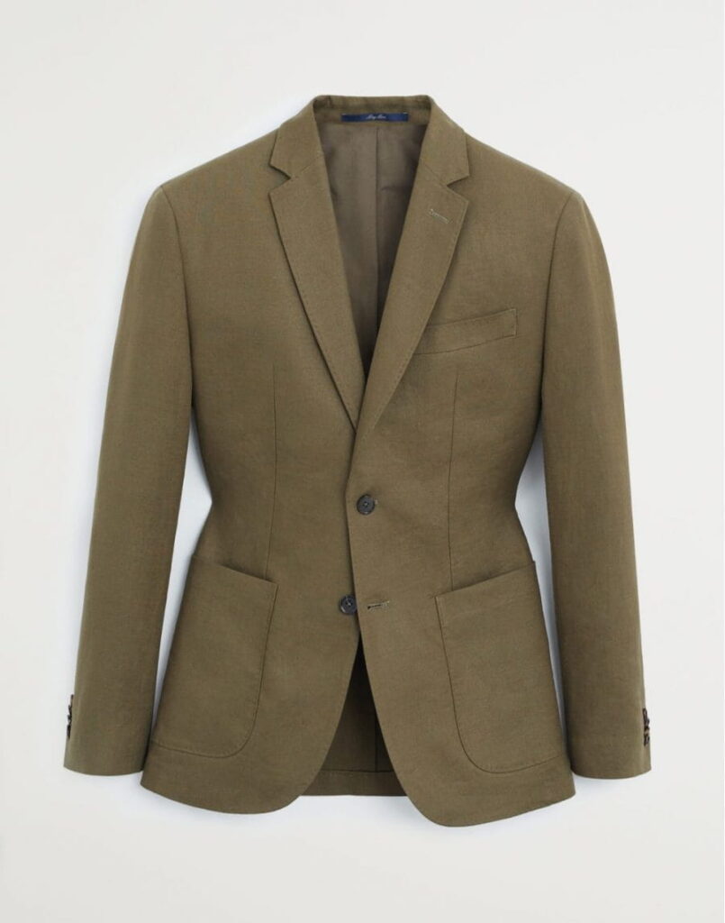 Microstructure suit blazer