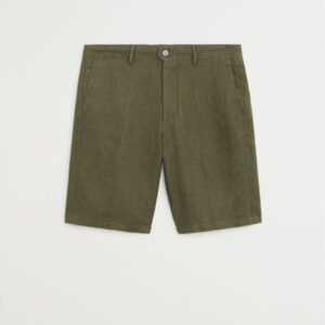 Linen chino Bermuda shorts - Image 2