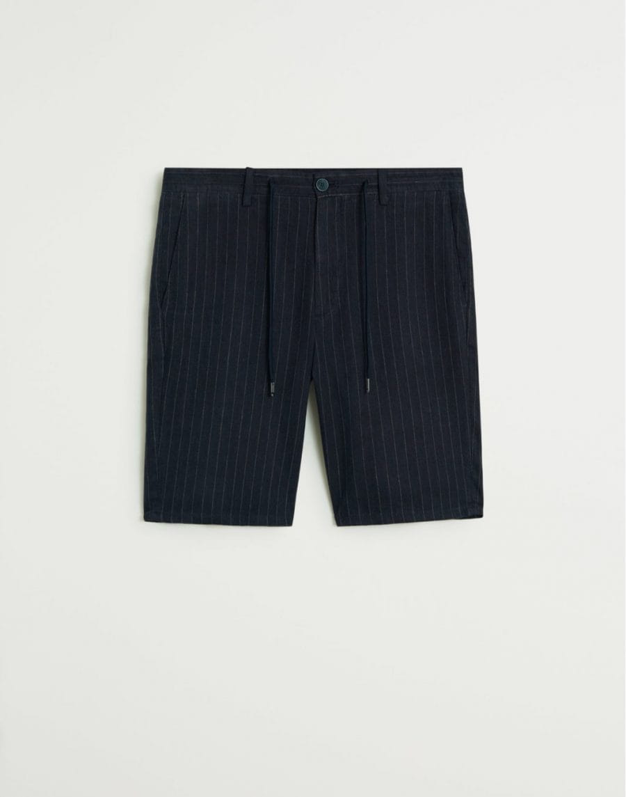 Elastic waist cotton shorts - Image 2
